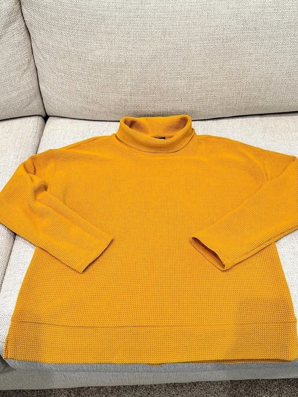 Talbots Mustard Yellow Turtleneck Sweater - Size L